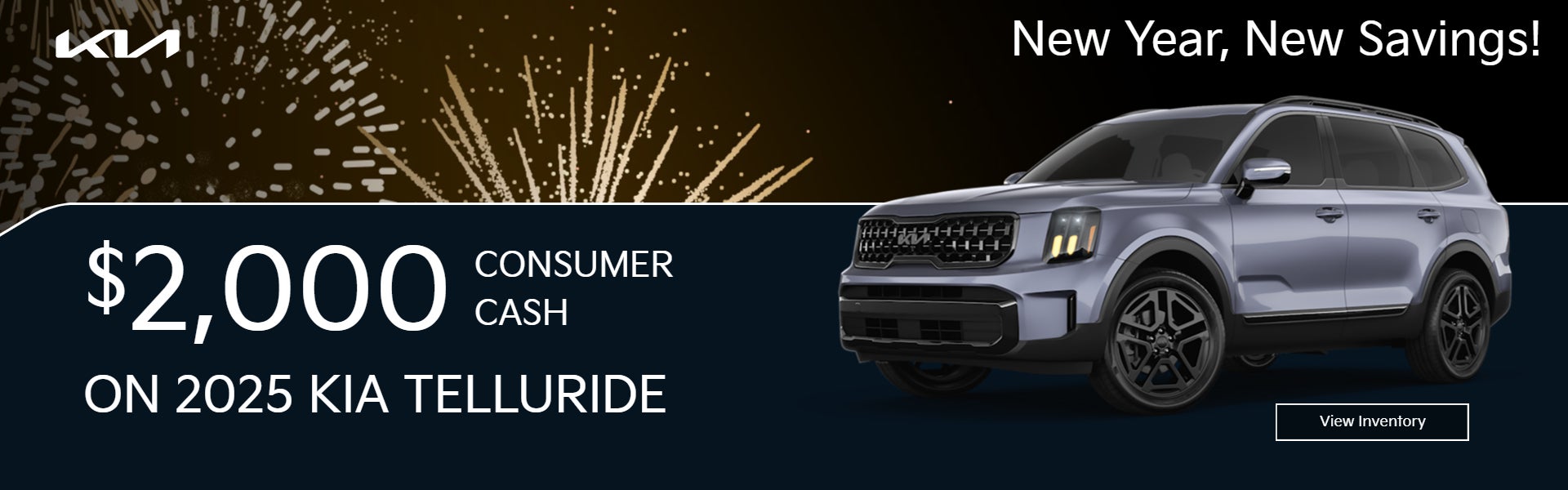 $2,000 Consumer Cash on 2025 Kia Telluride