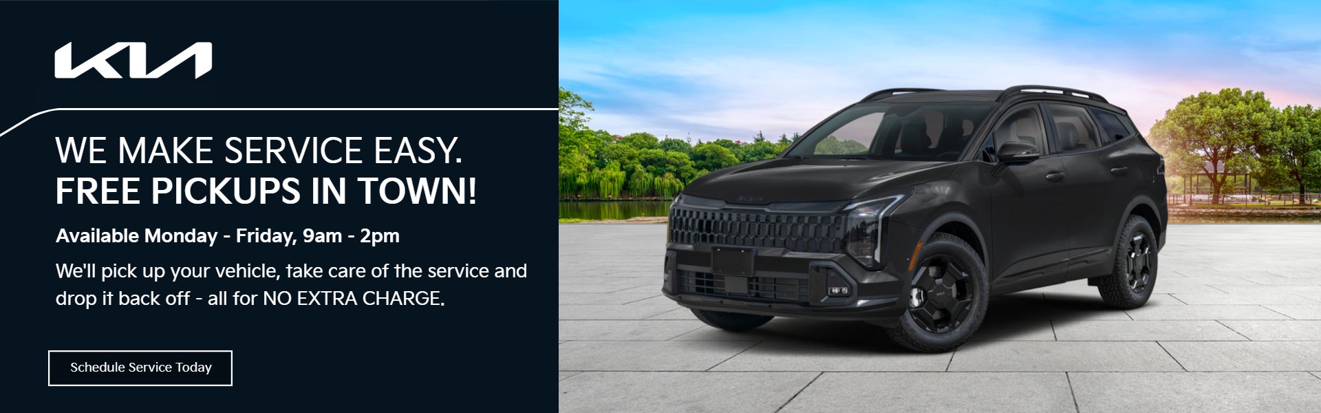 We Make Service Easy. FREE PICKUPS IN TOWN!