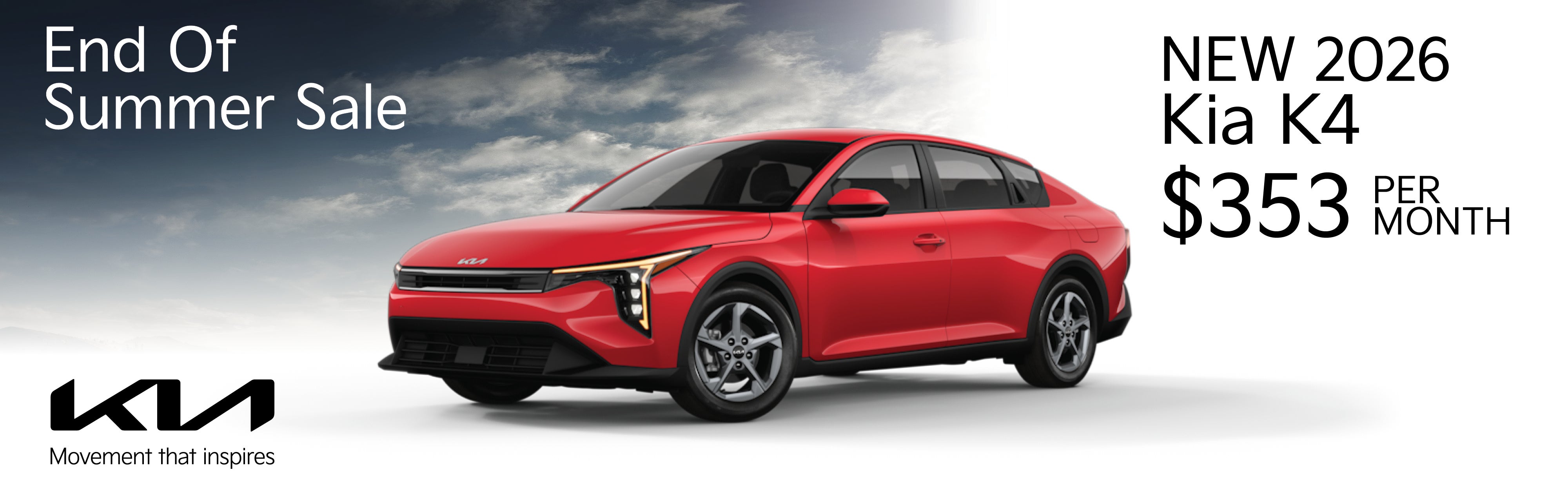 New 2026 Kia K4 